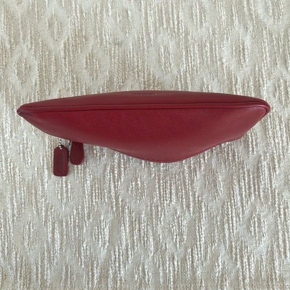 Coach EUC Red Leather Case/Pouch - Picture 9 of 13